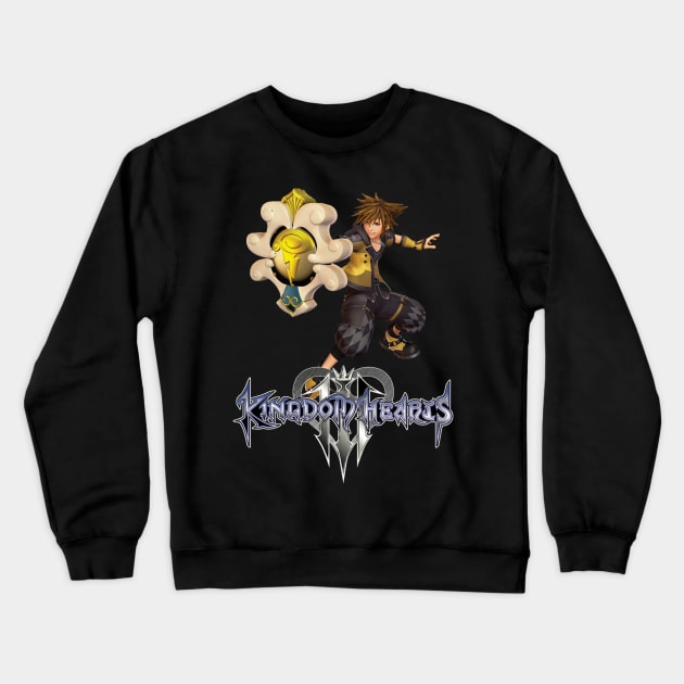 Kingdom Hearts III - v2 Crewneck Sweatshirt by Nykos